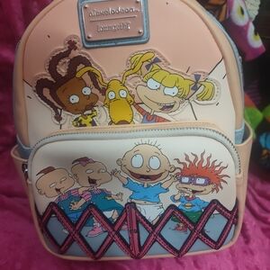 Loungefly Cream and Pink Bag Accessories